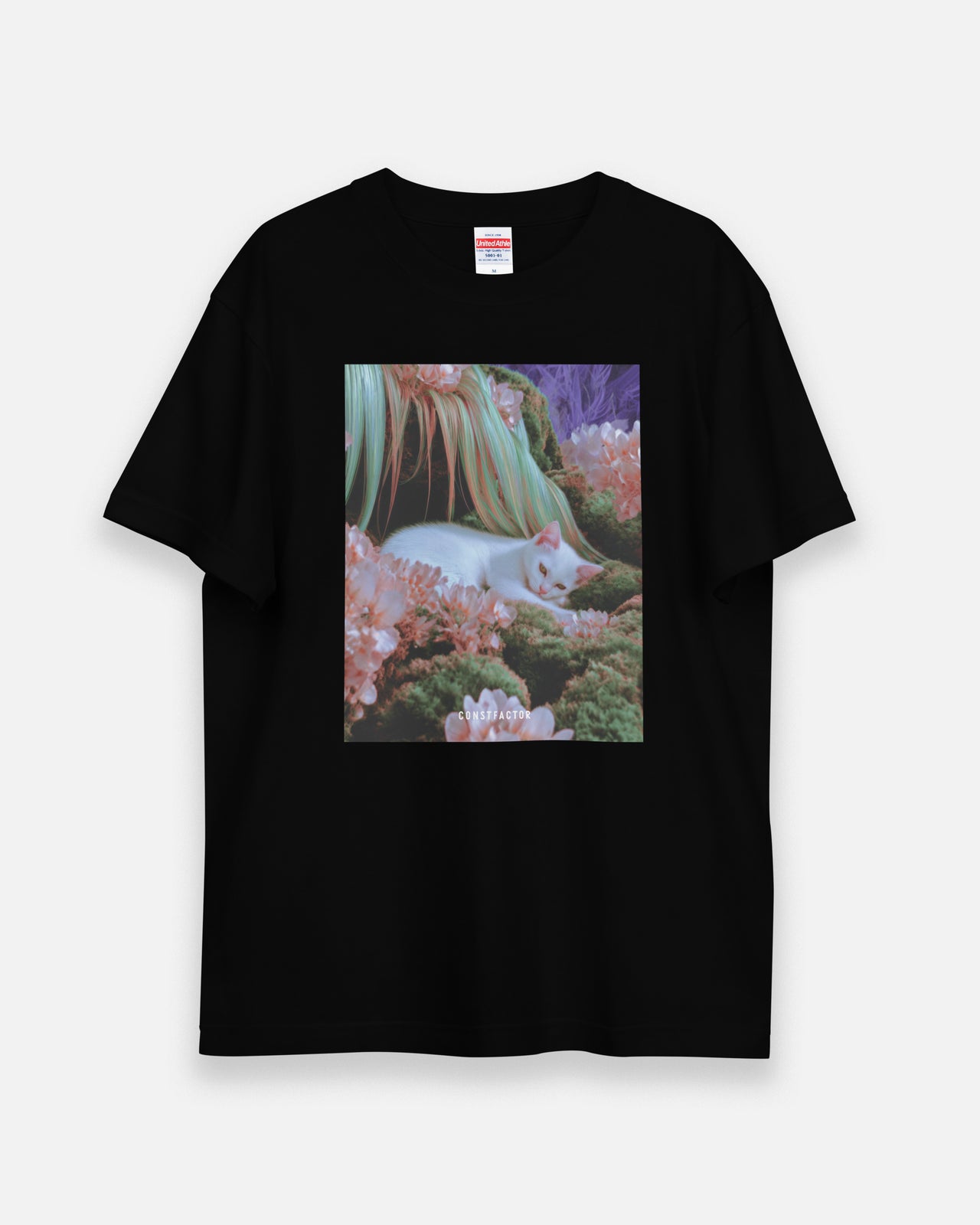 T셔츠【MEOWTAVERSE/FURRY LANA】(9236738)블랙