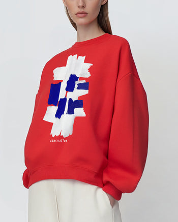 Sweatshirt [Blueprints] (3586818) Red