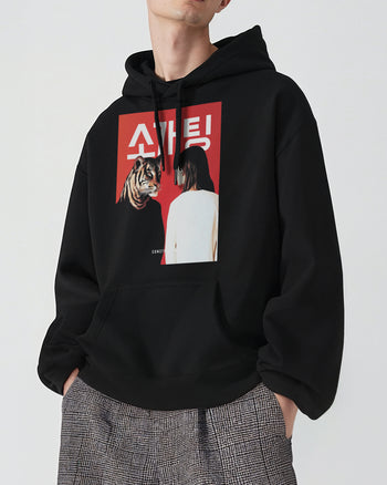 Sweatshirt hoodie [Blind Date] (4081772) Black