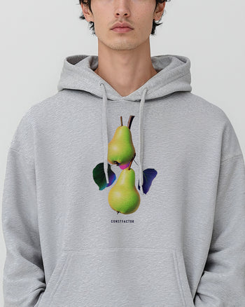 Sweatshirt hoodie [Pear] (7241671) Gray