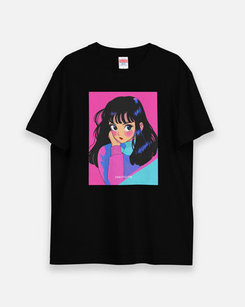 Tシャツ【Tokyo Manga Girl】（9987539）ホワイト／ブラック