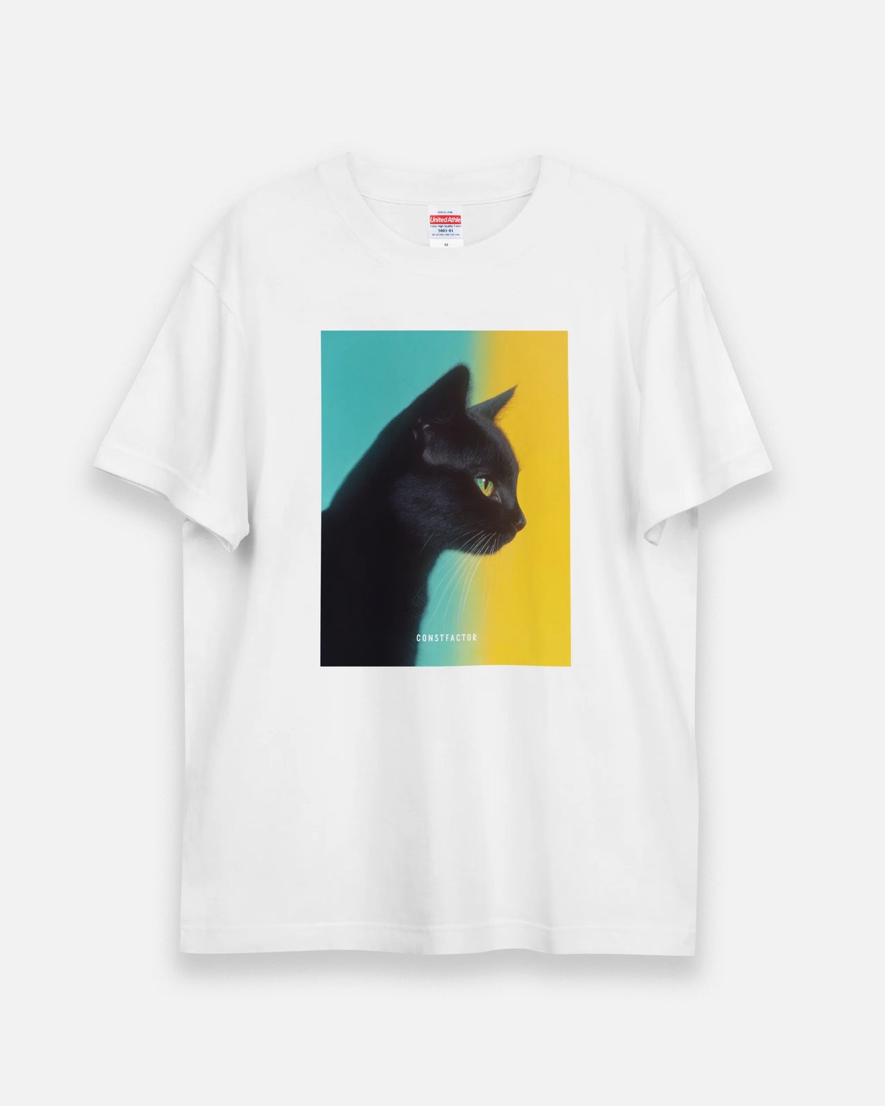 Tシャツ【Black Kitten】（6714011）ホワイト