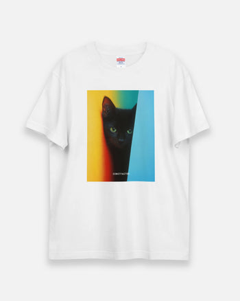 Tシャツ【Black Kitten】（9655393）ホワイト