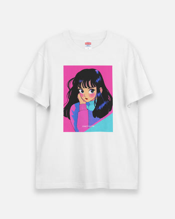 Tシャツ【Tokyo Manga Girl】（9987539）ホワイト／ブラック