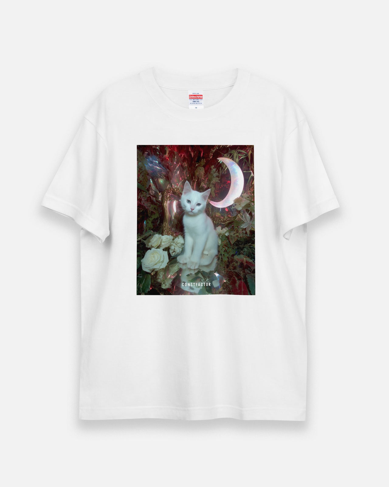 T셔츠【MEOWTAVERSE／MOONED AGAIN】(6686901) 화이트