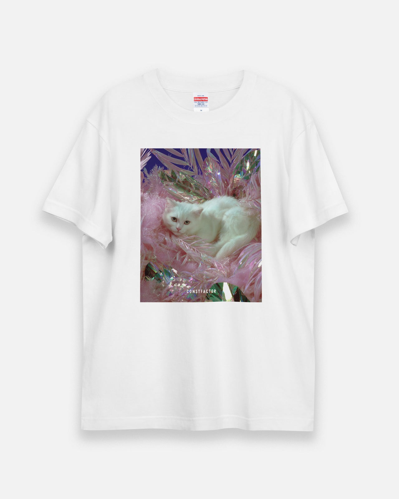 T셔츠【MEOWTAVERSE／LOUNGE GODDESS】(8746641) 화이트