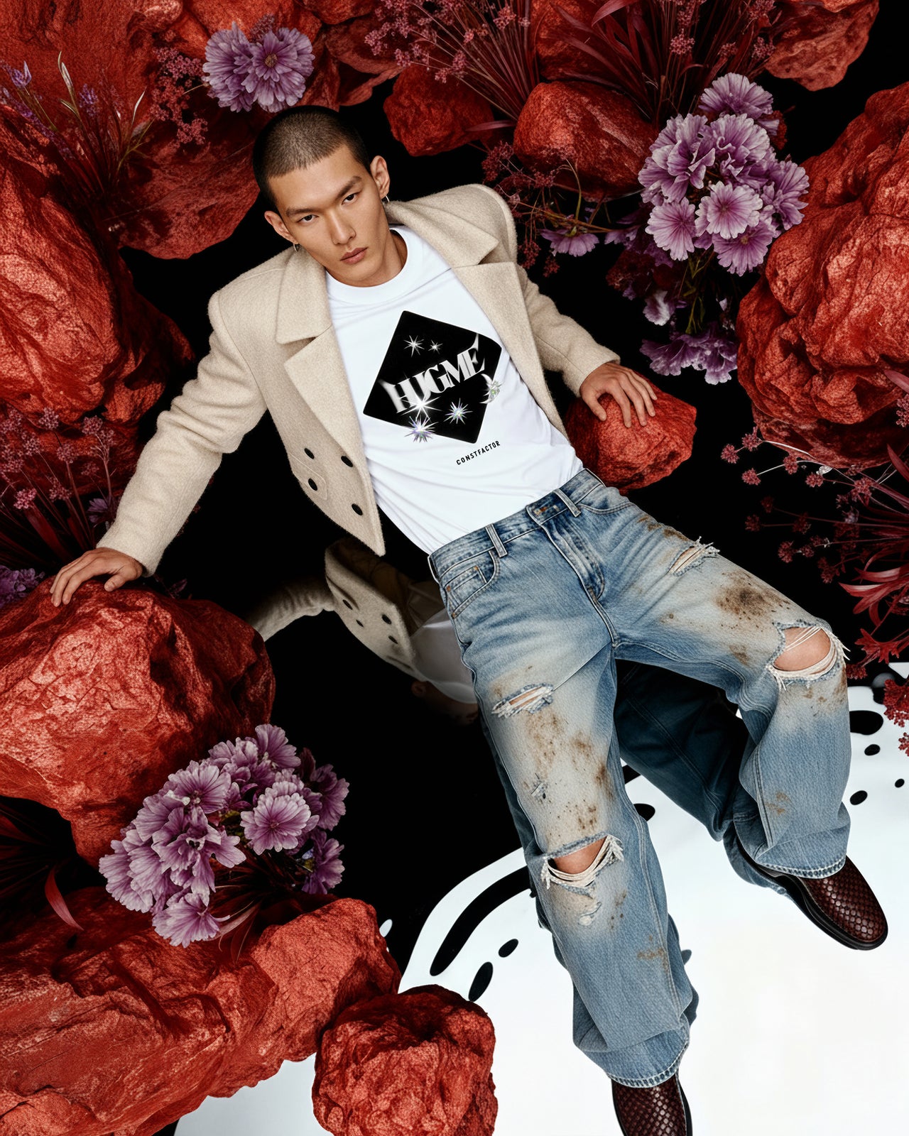 남성 긴 소매 티셔츠