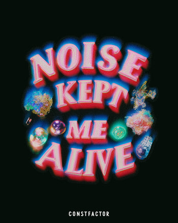 T-shirt [NOISE KEPT ME ALIVE] (9025691) Black