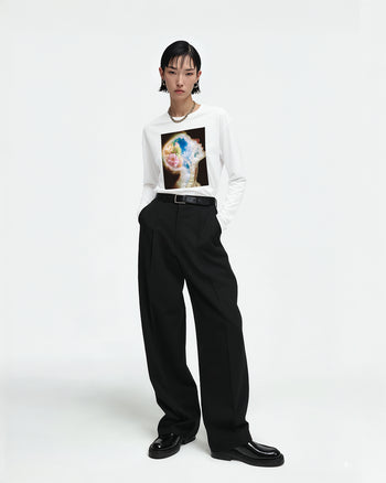 ロングスリーブTシャツ【 USE ONLY WITHIN 】（5296118）ホワイト