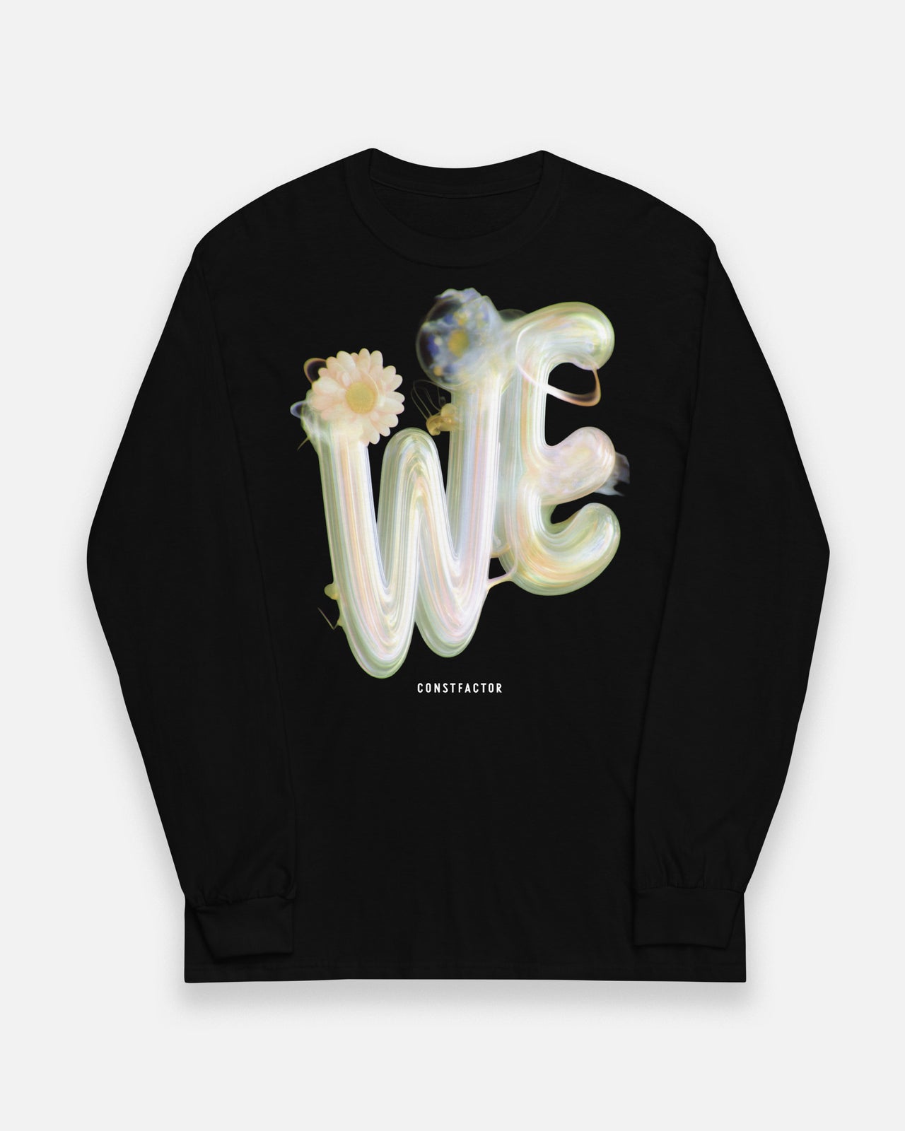ロングスリーブTシャツ【 WE, UNDEFINED 】（1810398）ブラック