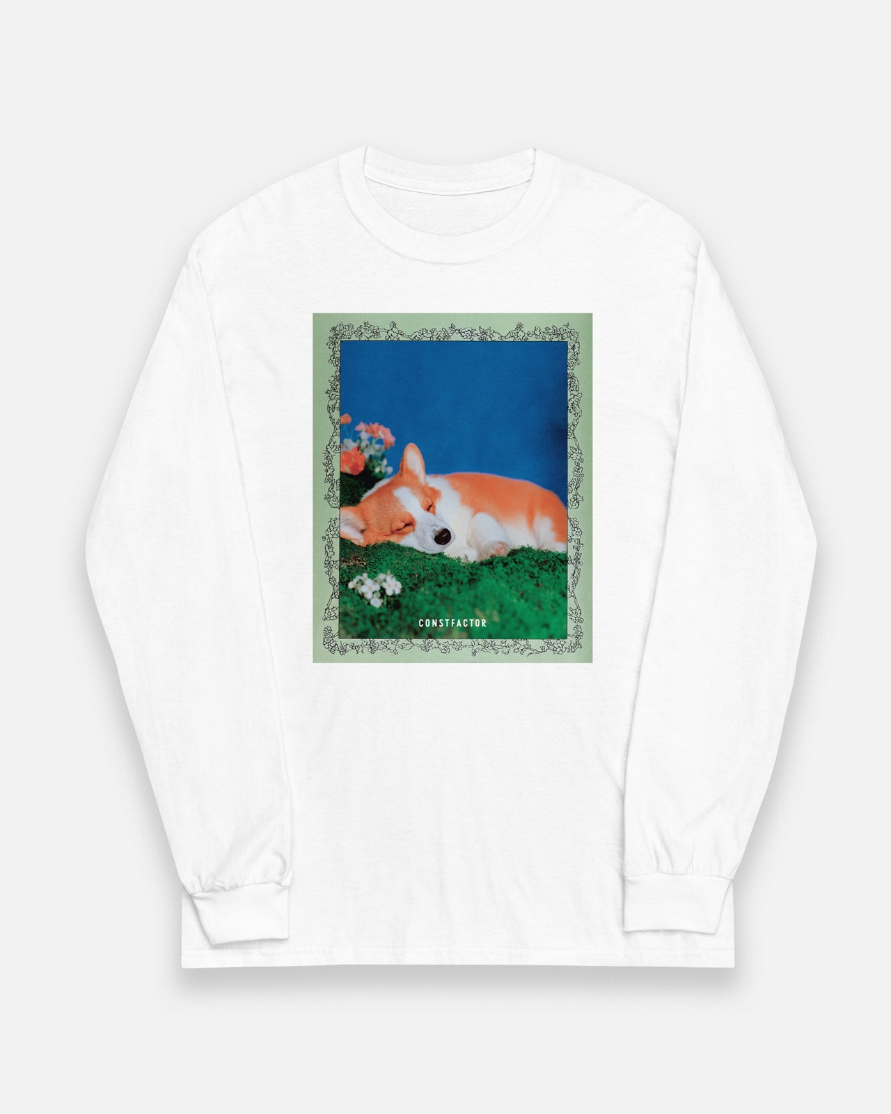 ロングスリーブTシャツ【 IN CASE OF NOTHING 】（3377711）ホワイト