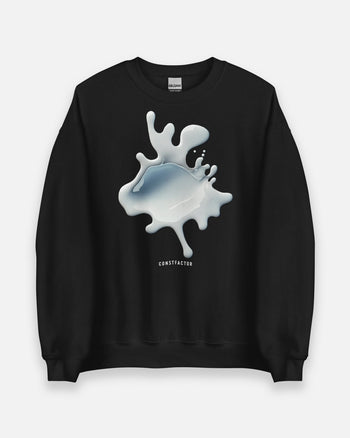 Sweatshirt [Drop of water] (8337810) Black