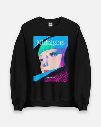 Sweatshirt [TOKYO MANGA GIRL / Midnights] (3587027) Black