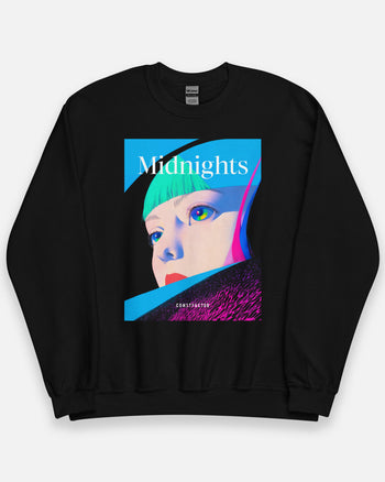 Sweatshirt [TOKYO MANGA GIRL / Midnights] (3587027) Black