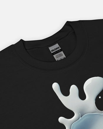 Sweatshirt [Drop of water] (8337810) Black