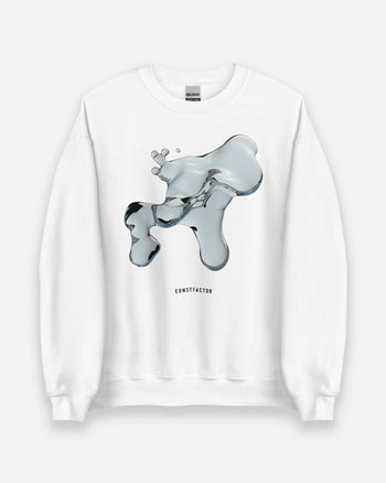 Sweatshirt [Drop of water] (2603199) White