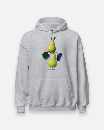 Sweatshirt hoodie [Pear] (7241671) Gray