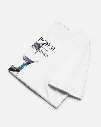 オーガニックコットンTシャツ【G：Life form Alphabet】（7011337）ホワイト